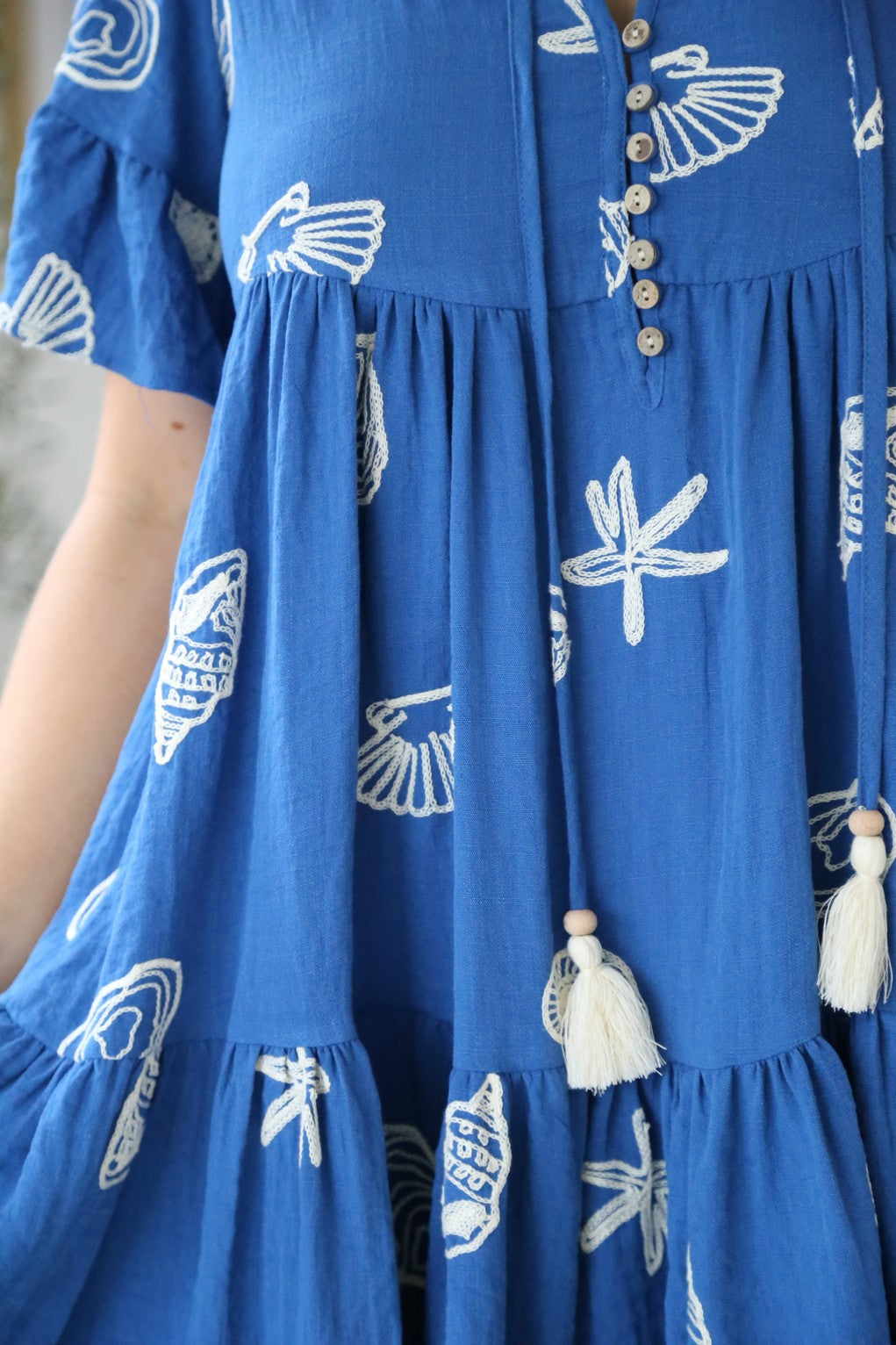 Chiara Short Dress Blue