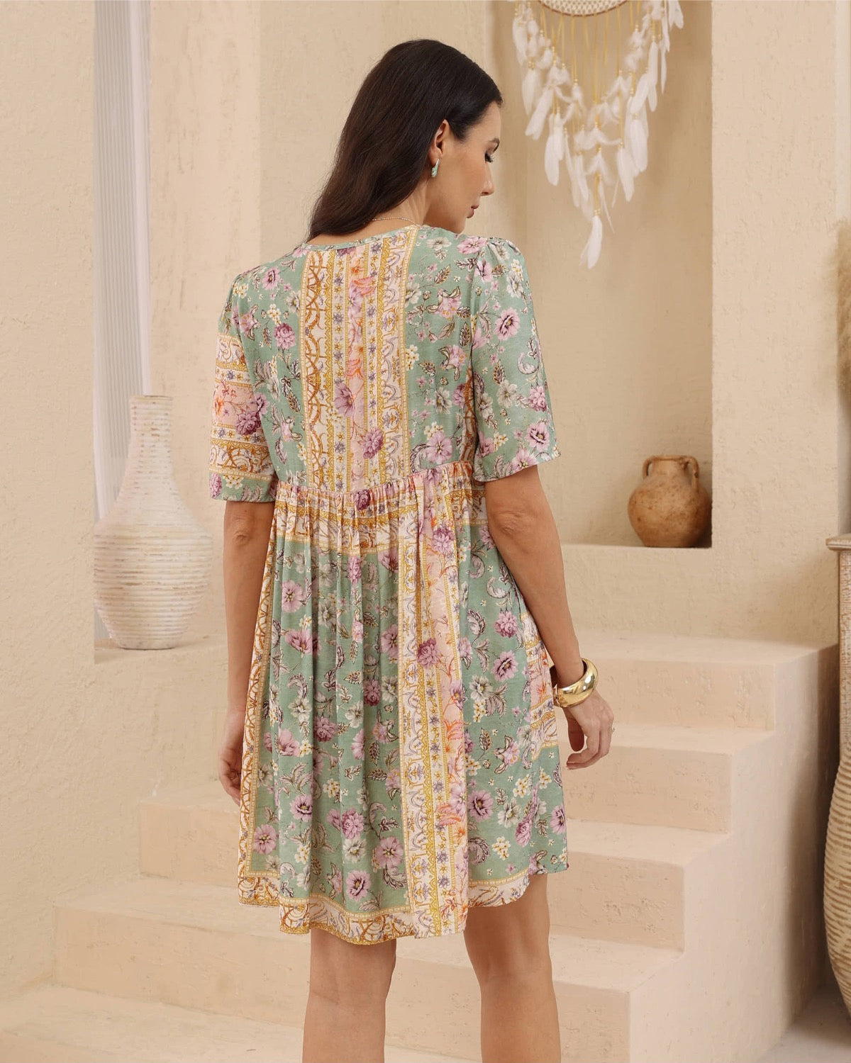 Amara Collection Babydoll Dress