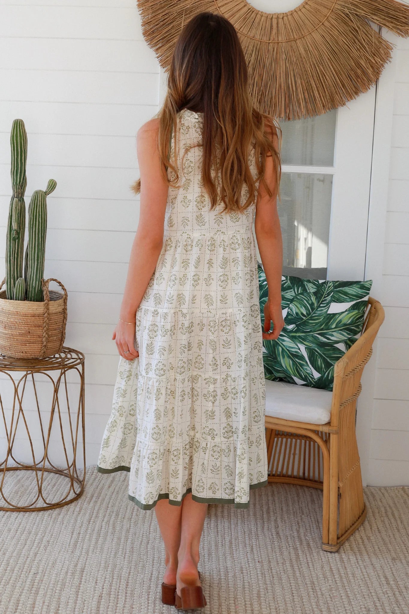 Sage Shift Dress
