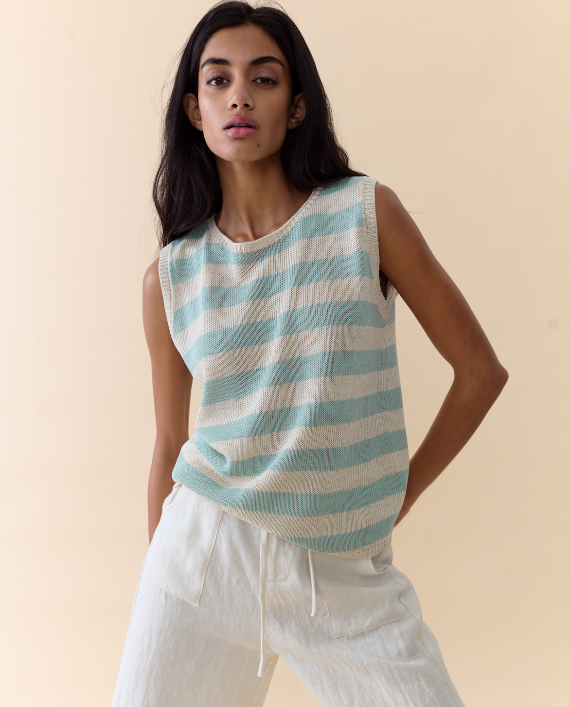 Spring Tank Stripe Little Lies