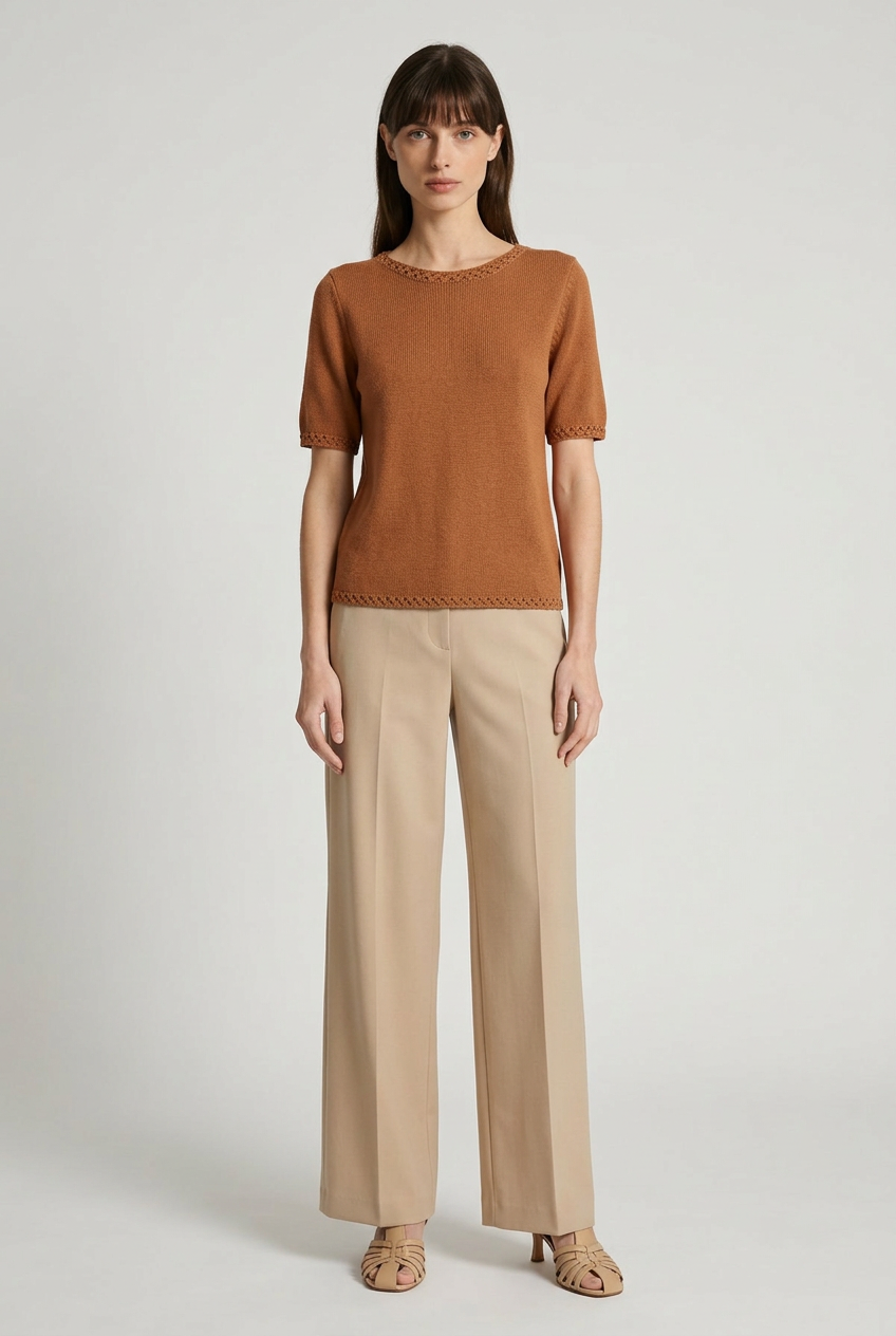 Olivia Trim Little Lies Knit Tee