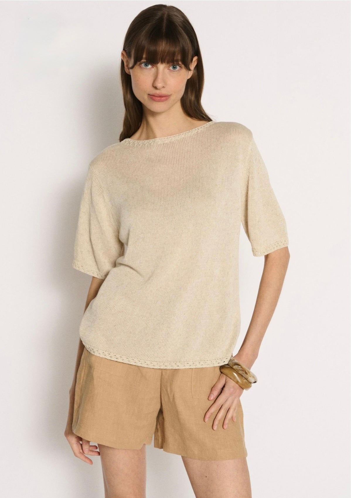 Olivia Trim Little Lies Knit Tee