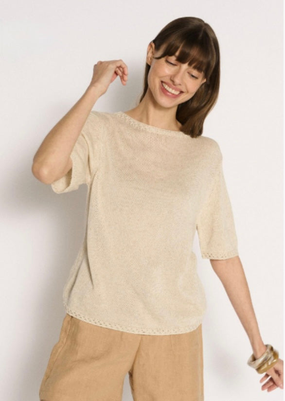 Olivia Trim Little Lies Knit Tee