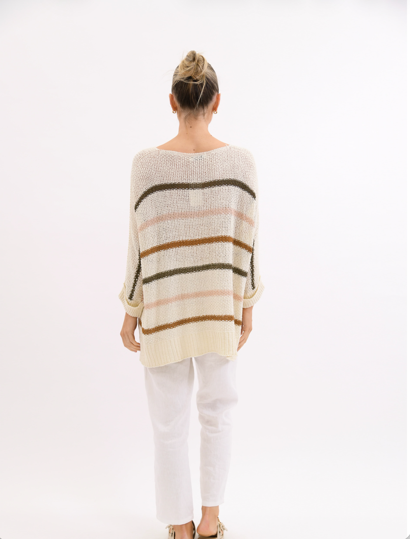 Emma Side-Split Knit Beige