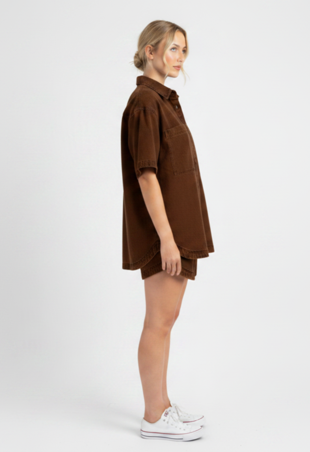 The Devon Chocolate Short Set