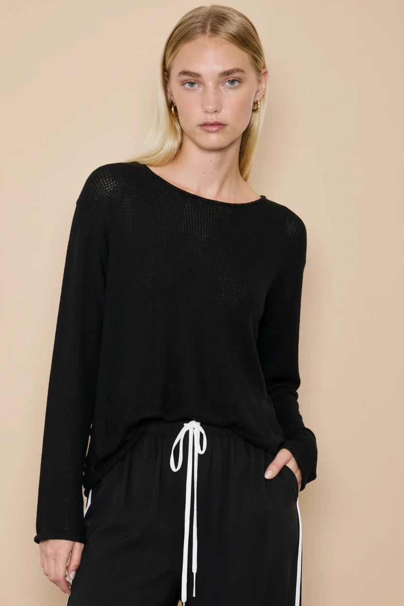 Spring Knit Long Sleeve Top