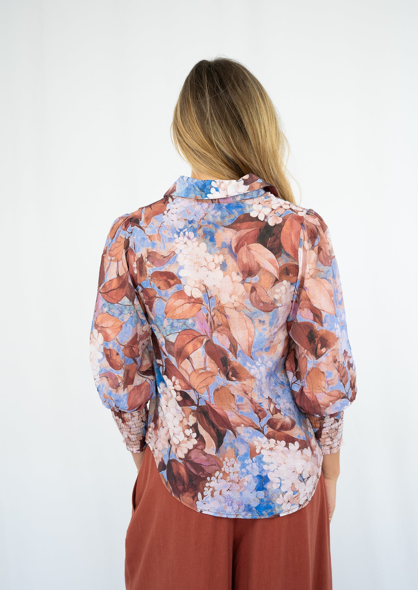 Wisteria Blouse Brown