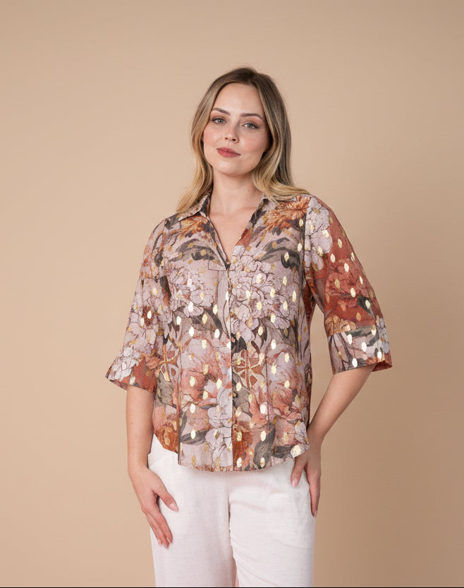 Antique Gold Blouse