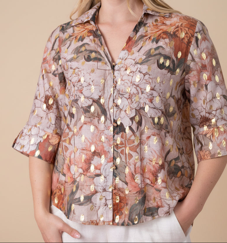 Antique Gold Blouse