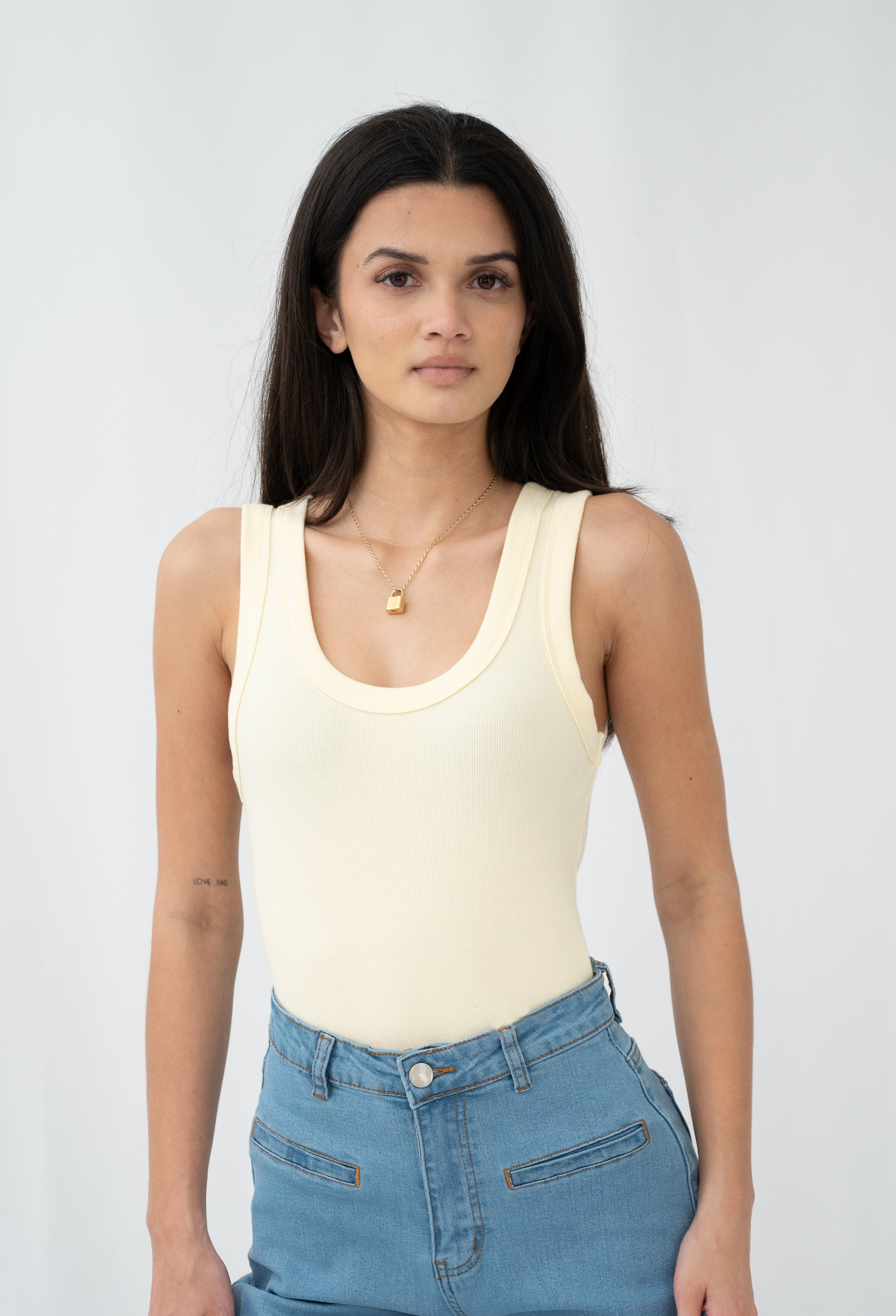 Bobbi Ribbed Singlet Top