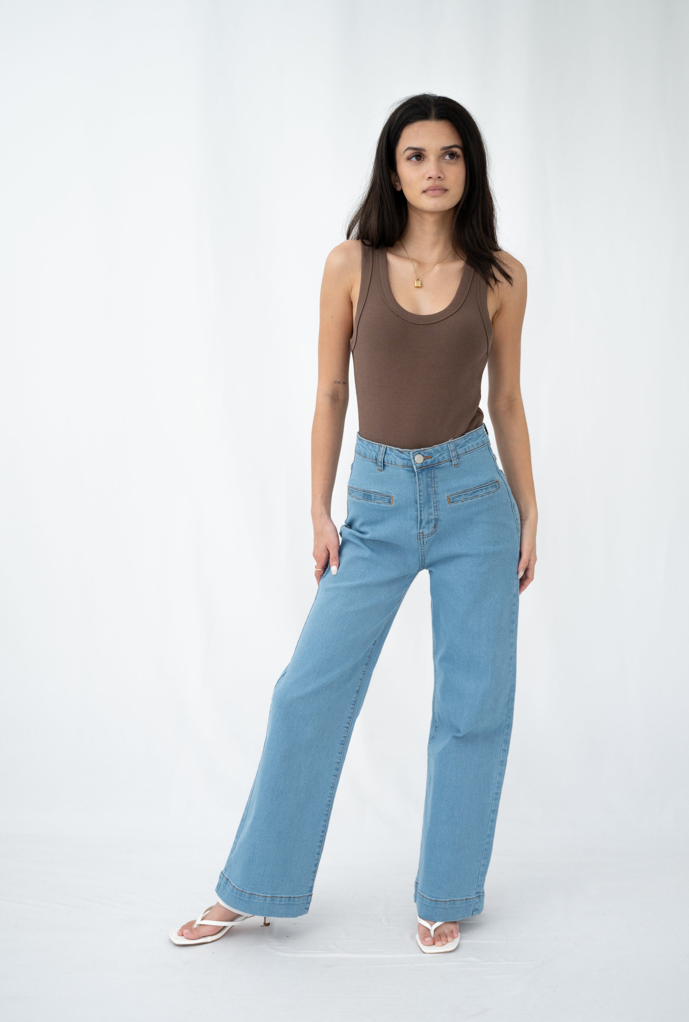 Bobbi Ribbed Singlet Top