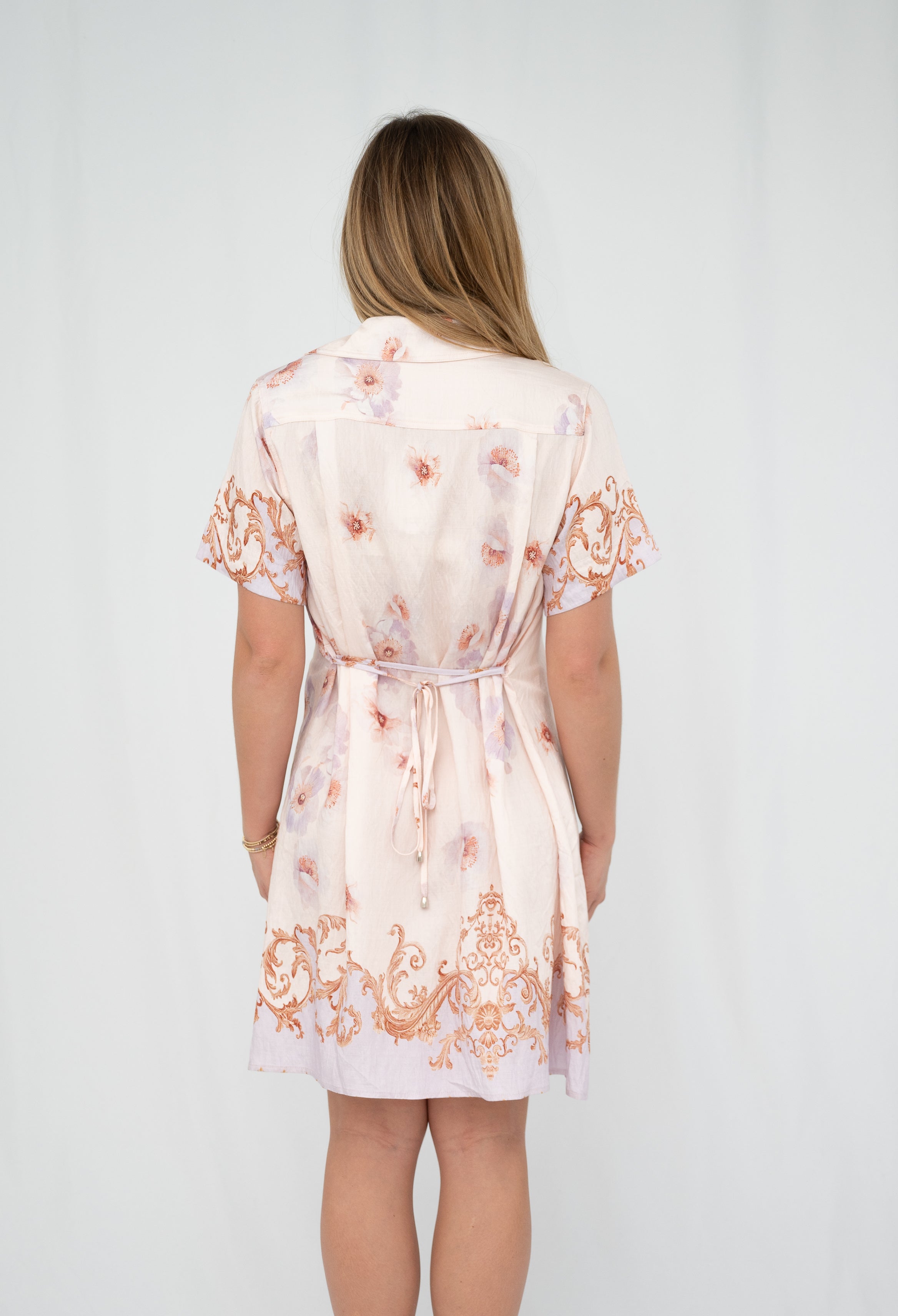 Maggie Shirt Dress Pink
