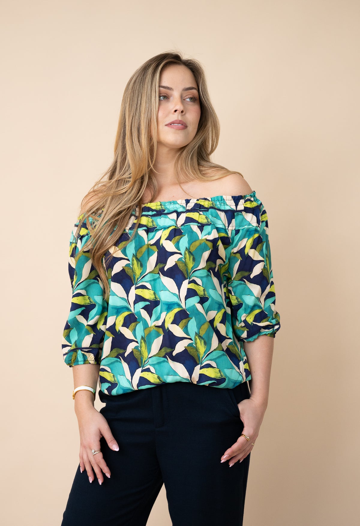 Carmody Lace Trim Top