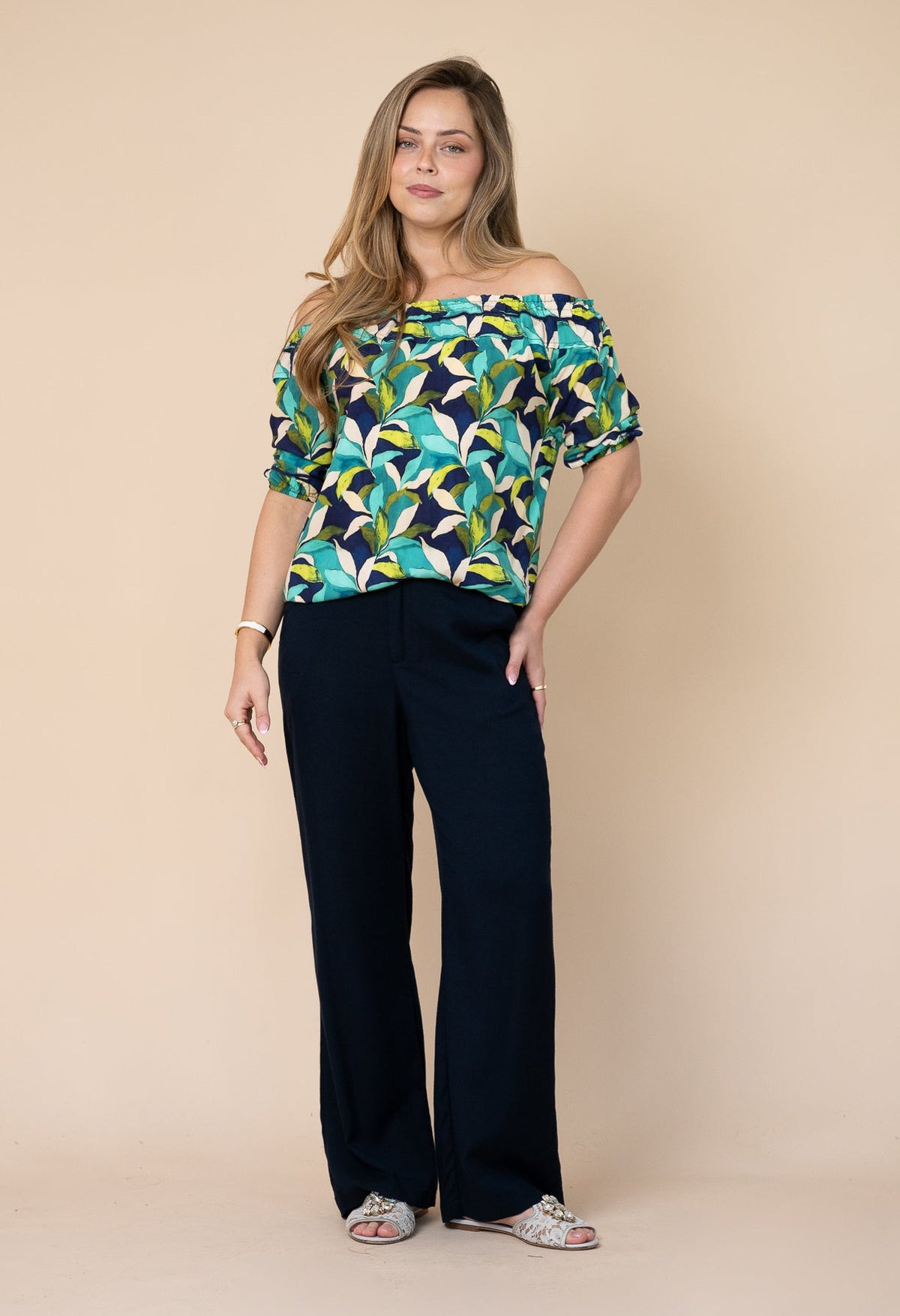 Carmody Lace Trim Top