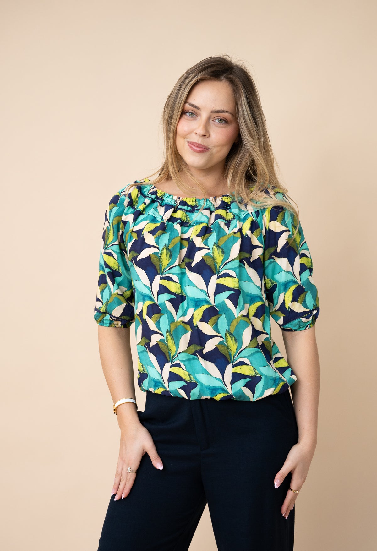 Carmody Lace Trim Top