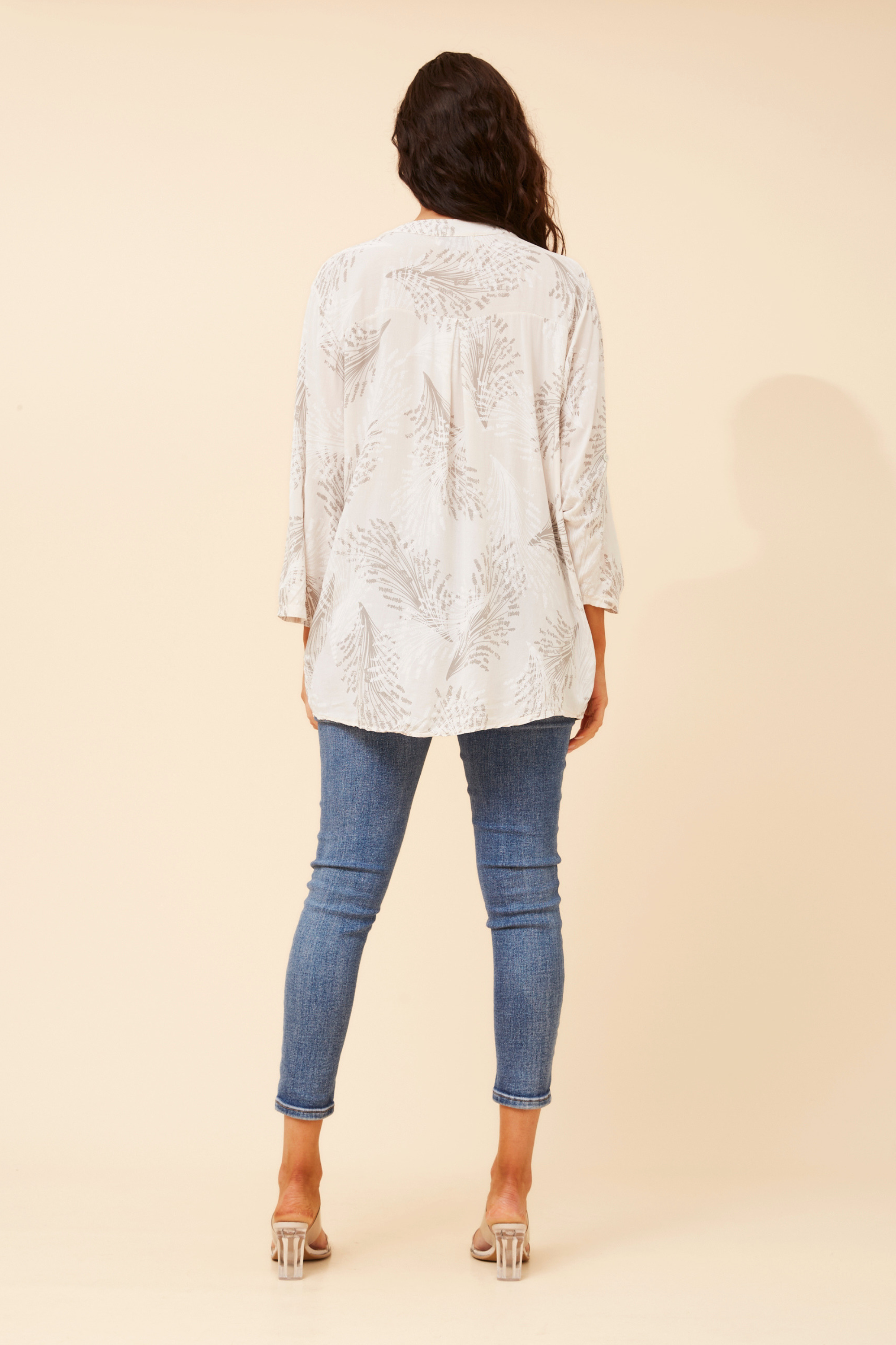 Renata Italian Linen Sequin Top