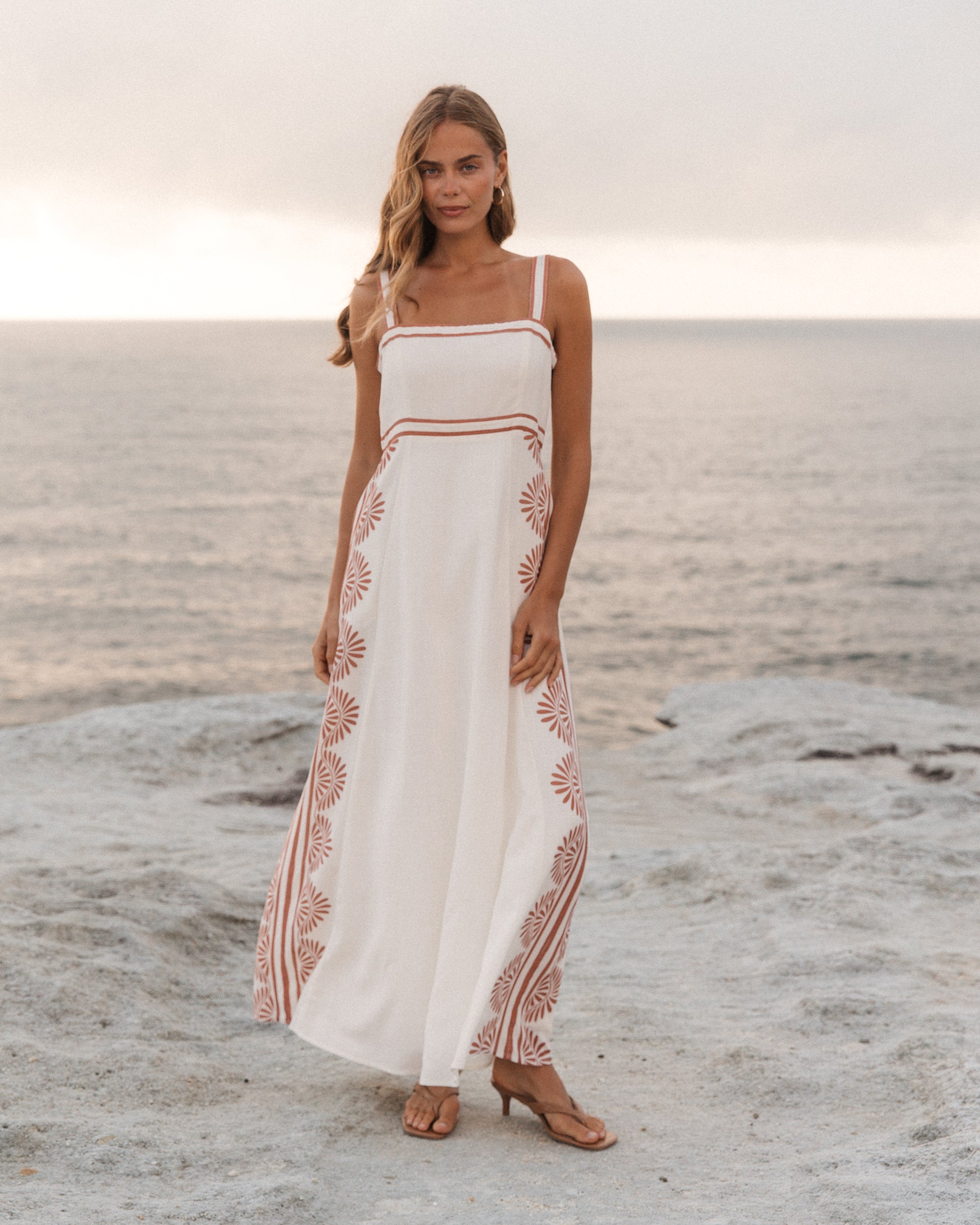 Naiad Line Maxi Dress