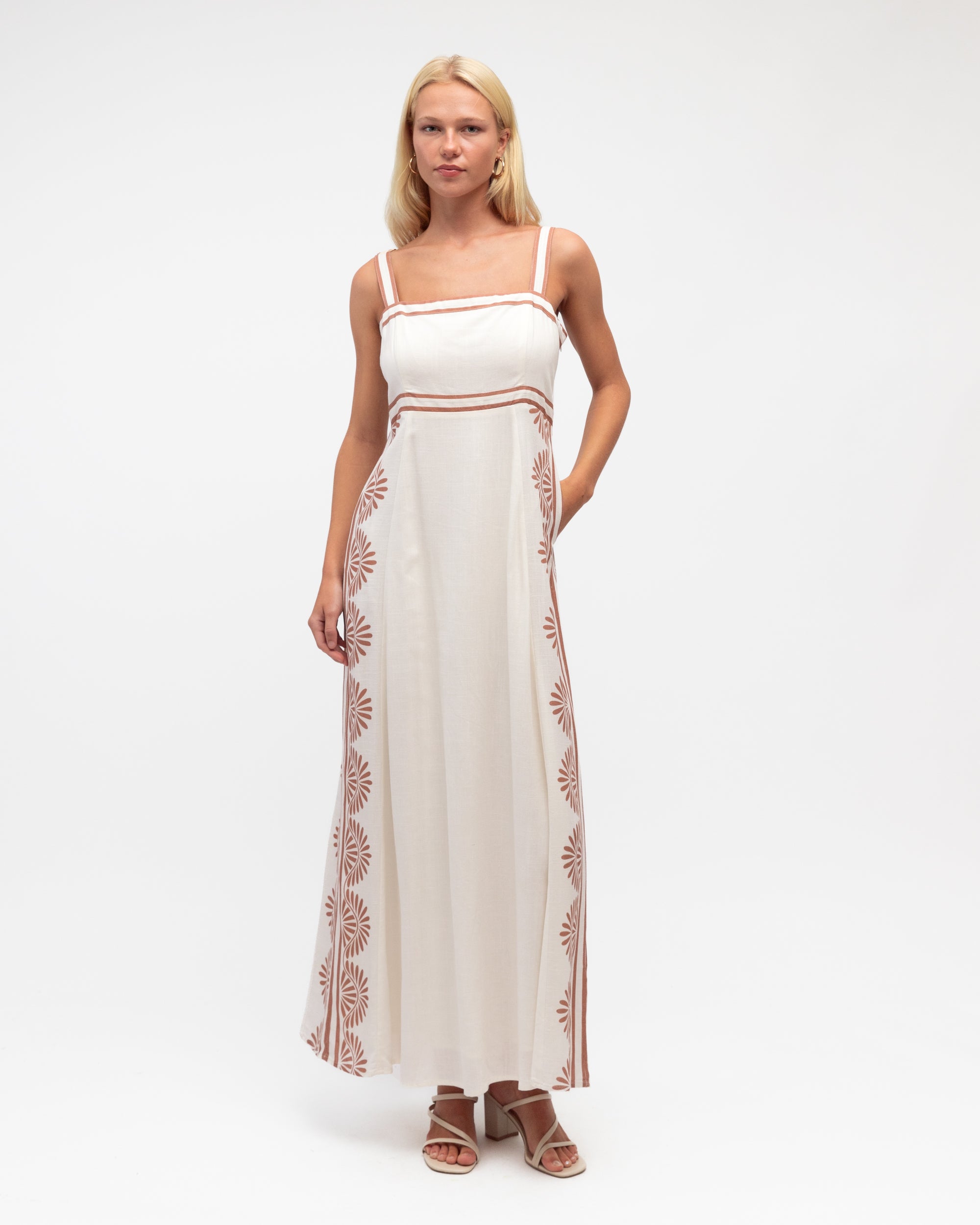 Naiad Line Maxi Dress