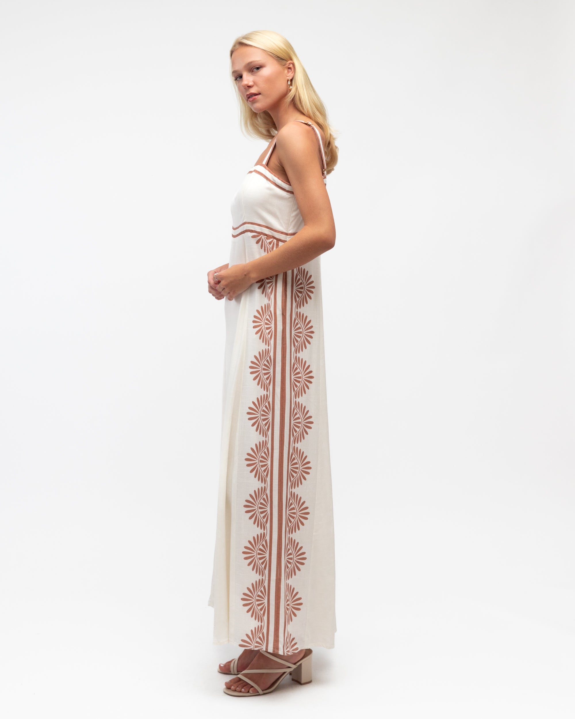 Naiad Line Maxi Dress