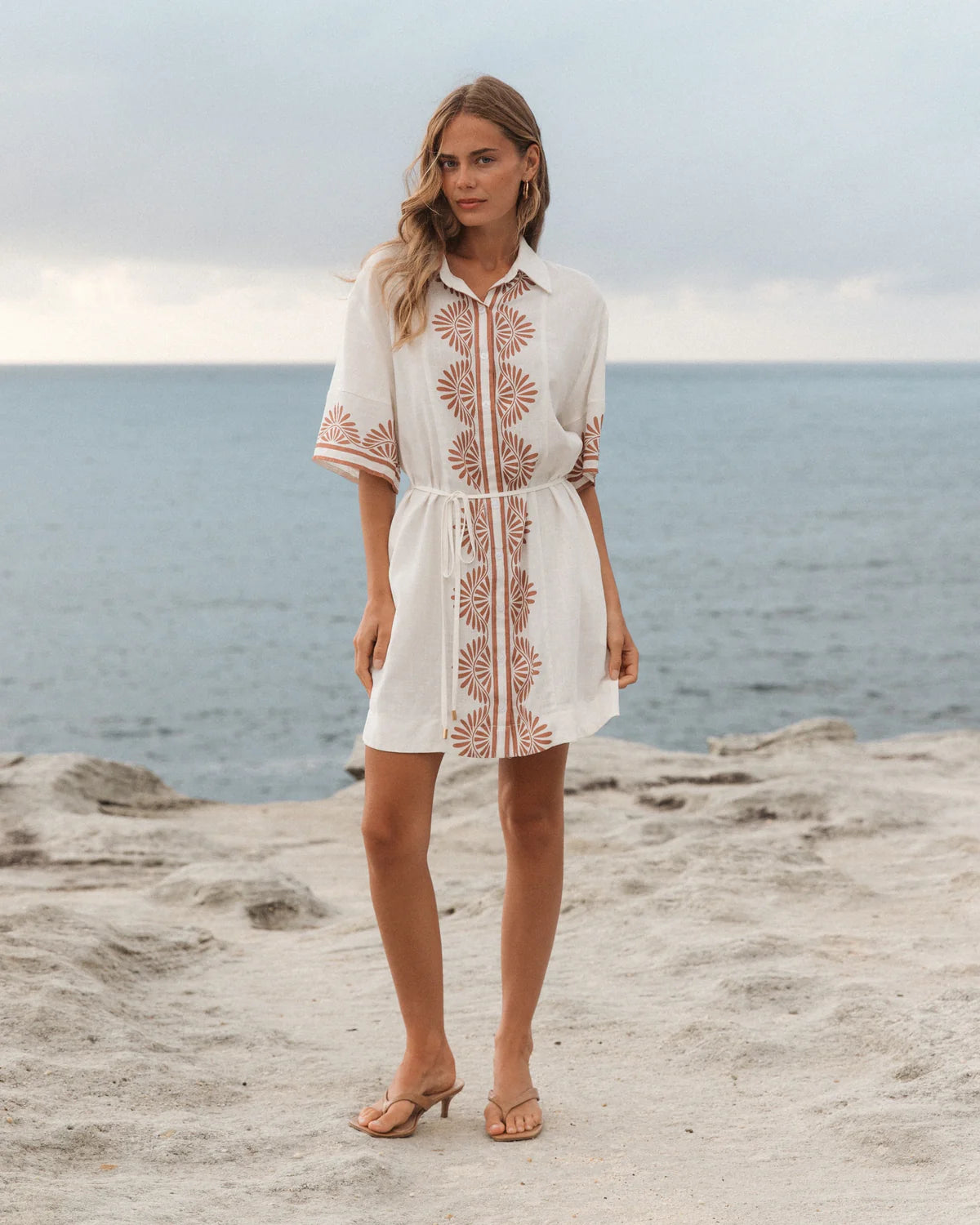 Naiad Line Mini Dress