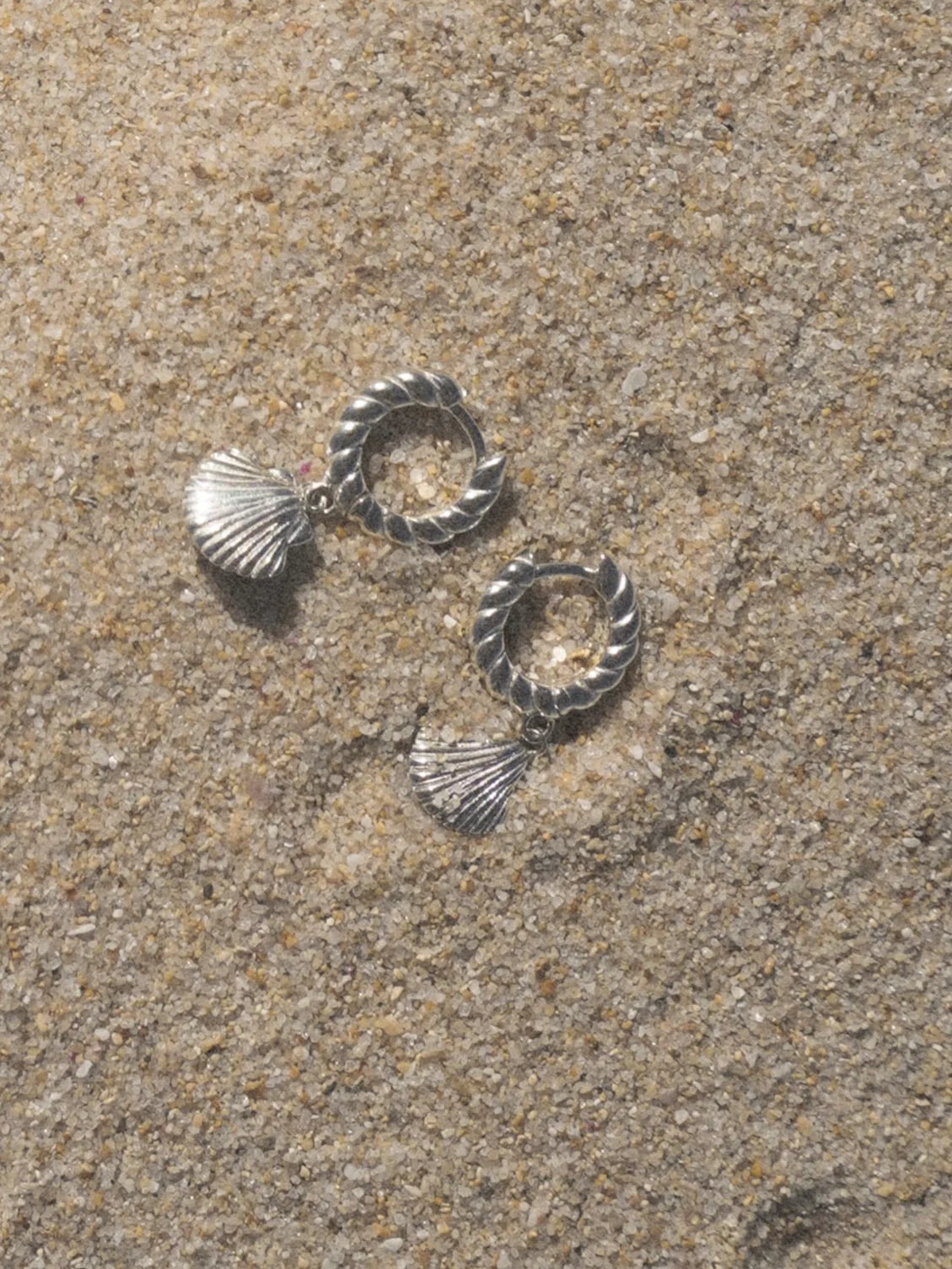 Lahana Hoops in Sterling Silver