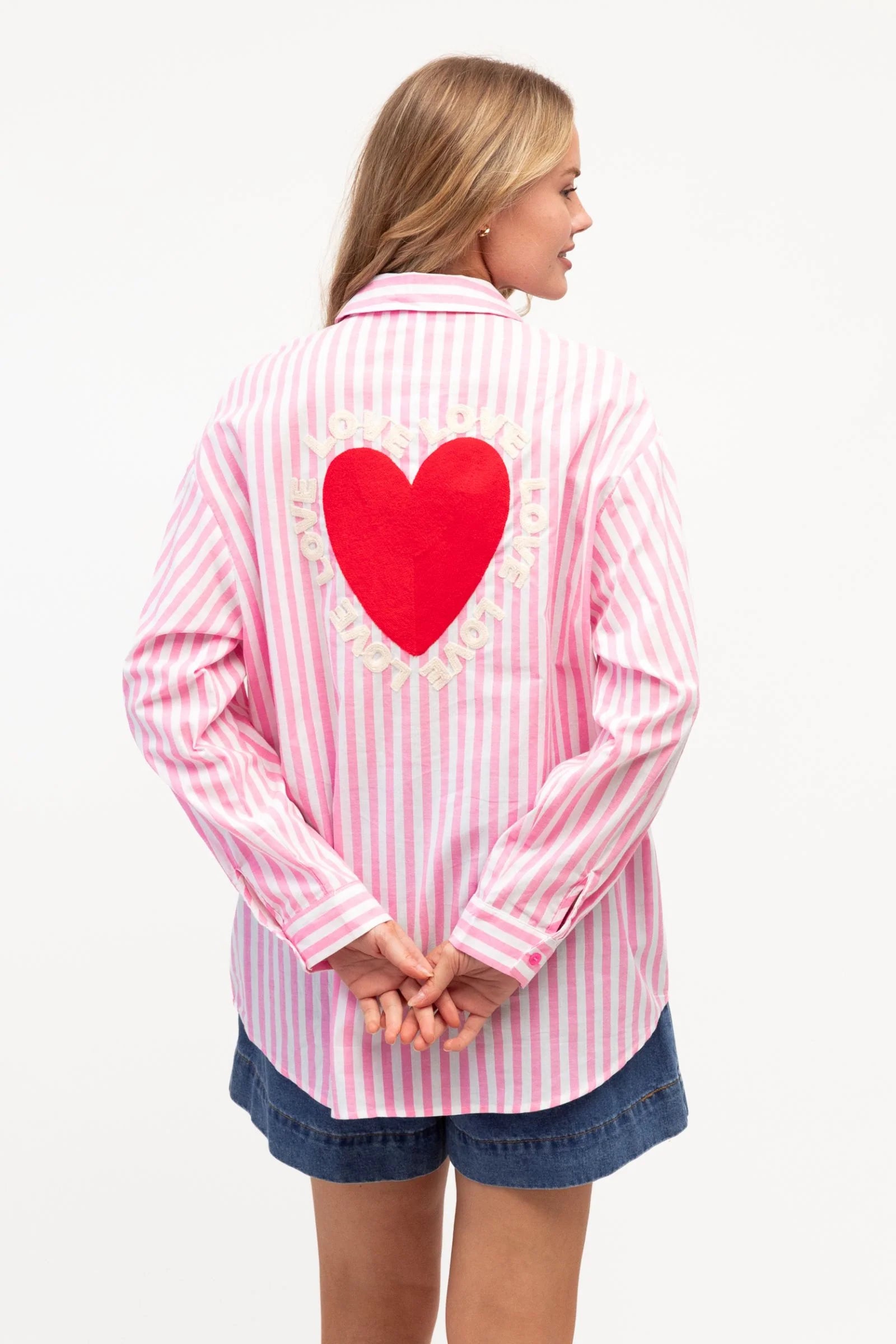 Eloise Heart Embroidered Shirt