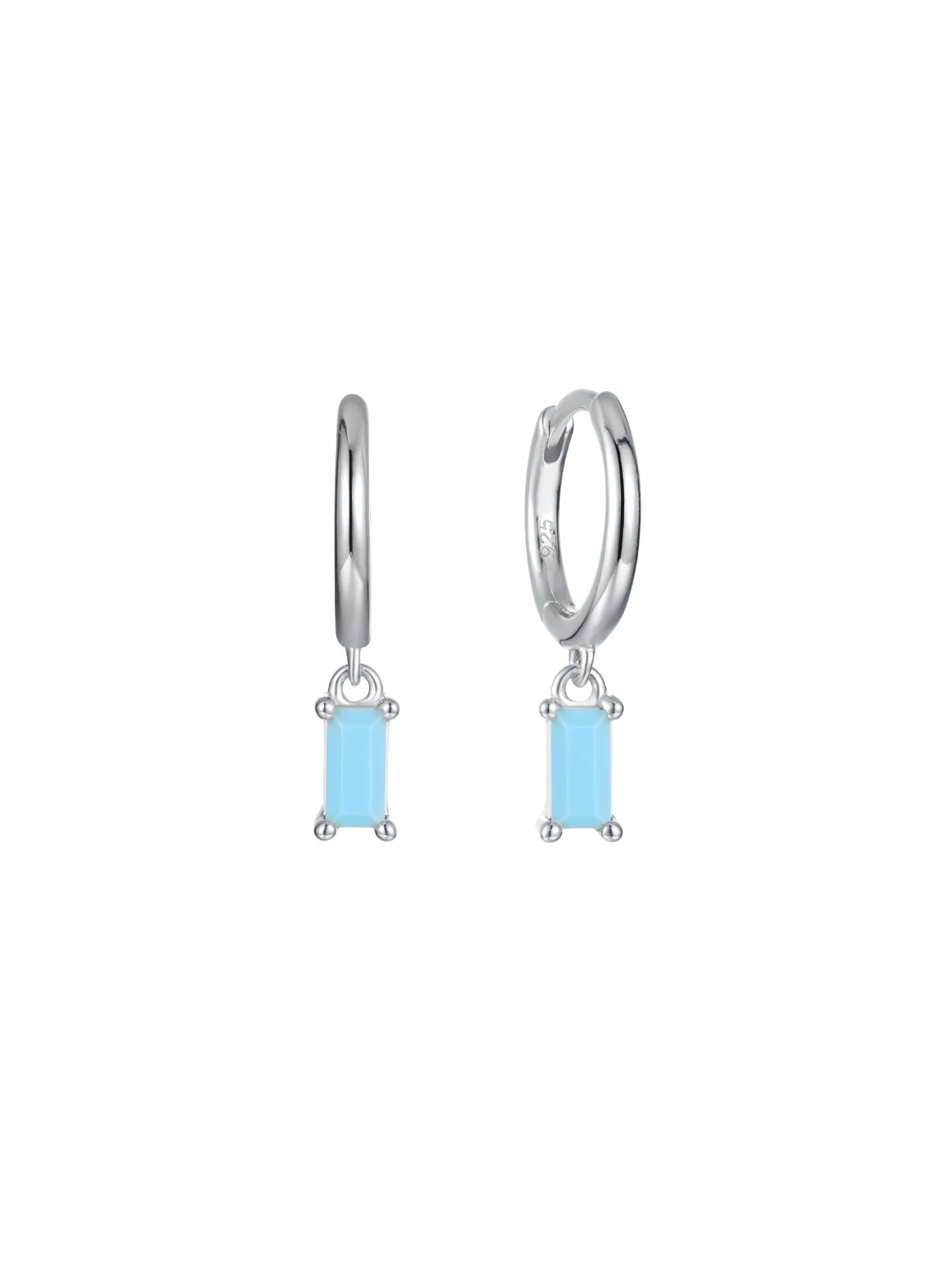 Oceana Hoops in Sterling Silver