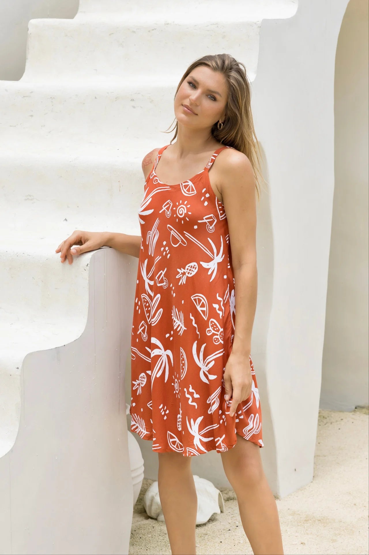 Margot Dress - Tropical Fiesta