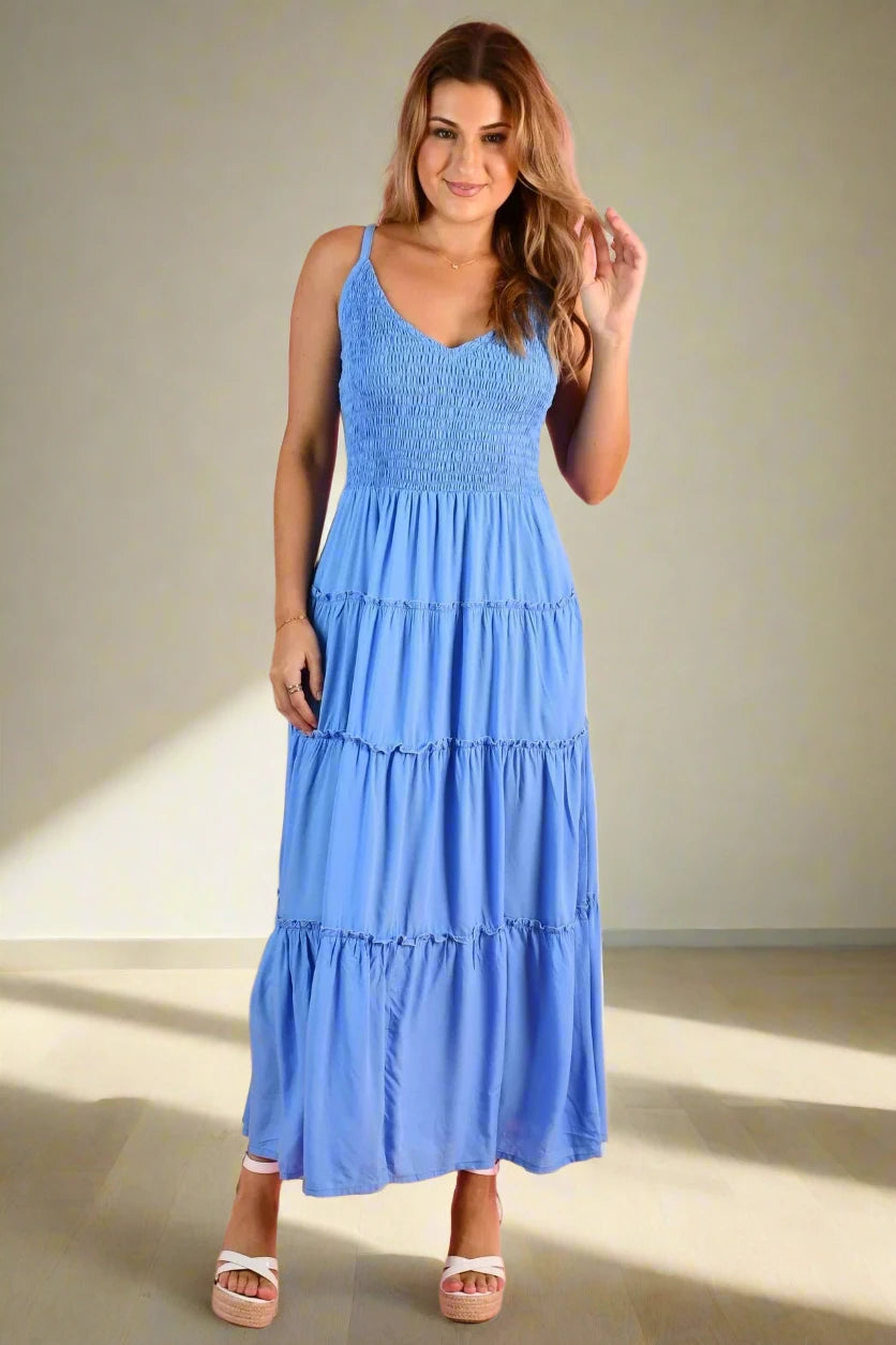 Traveller Maxi Dress Blue