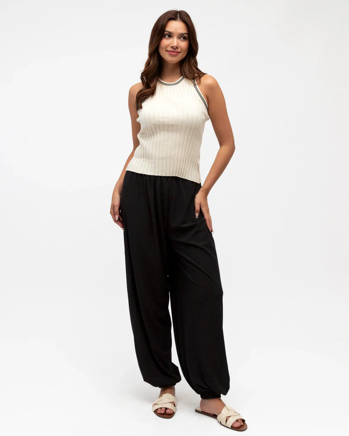 Oasis Balloon Pant Black