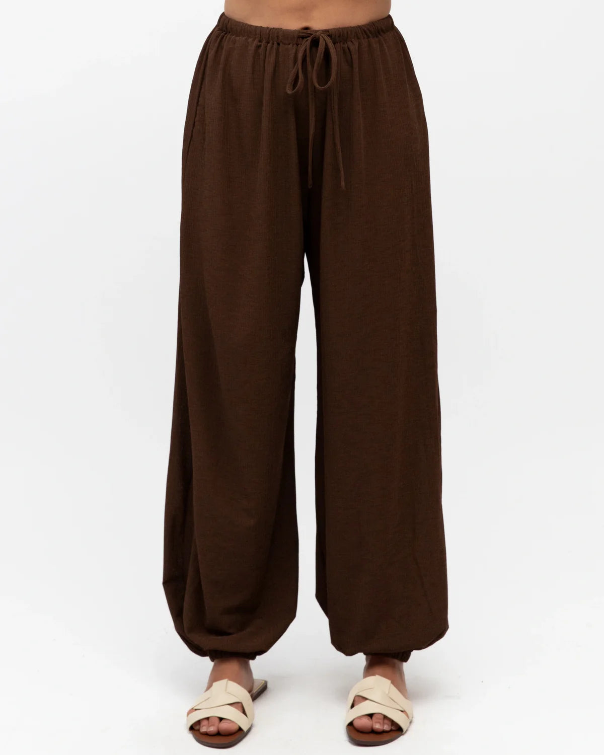 Oasis Balloon Pant Chocolate