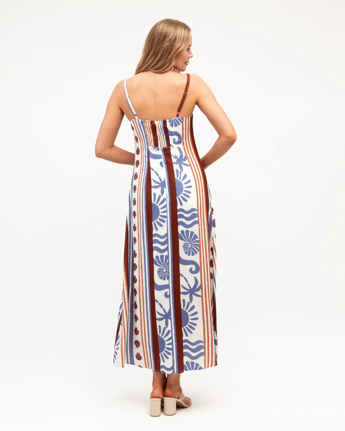 Mediterranean Sea Maxi Dress