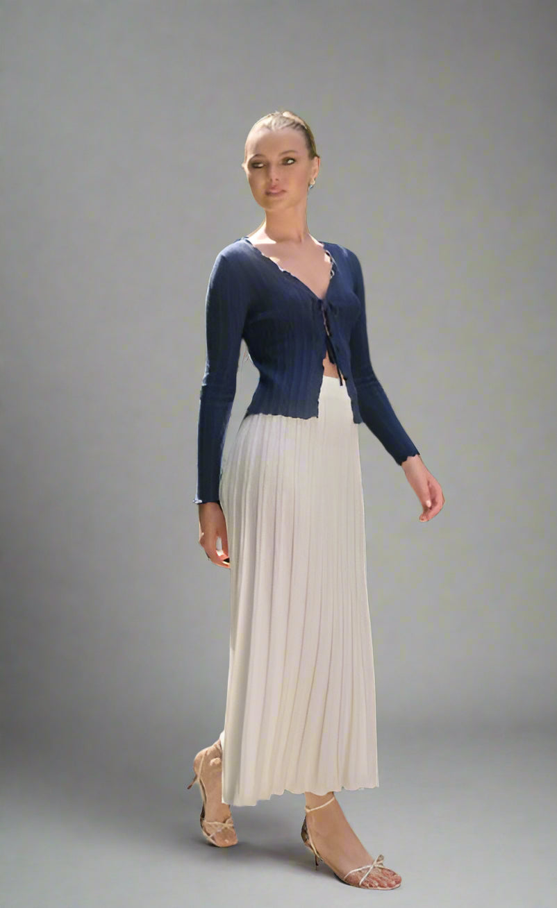 Willow Tie-Front Knit Top