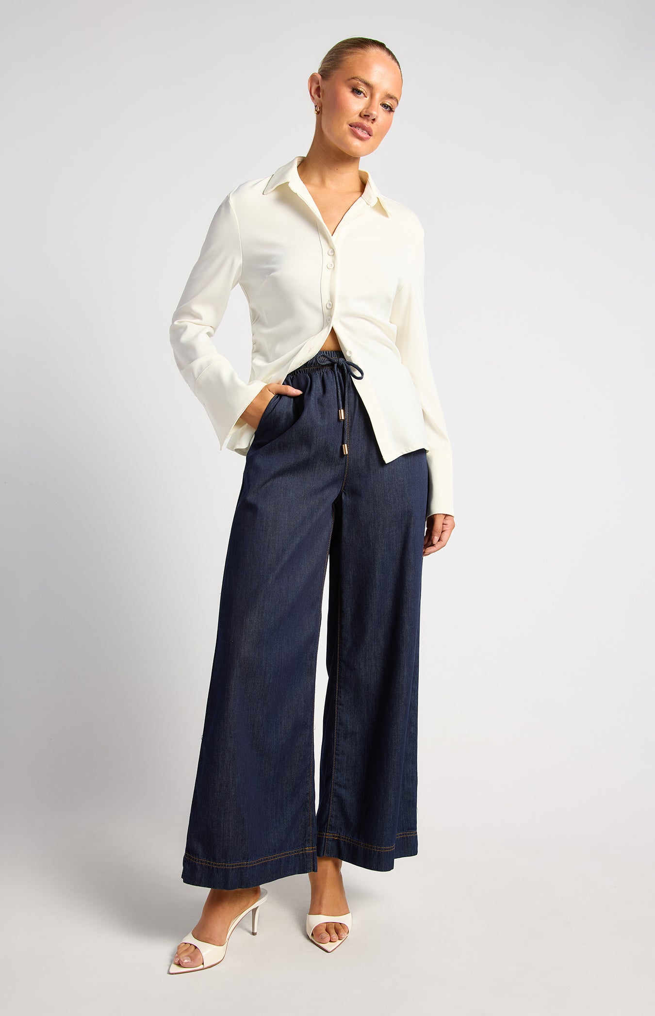Stephanie Pant Dark Denim