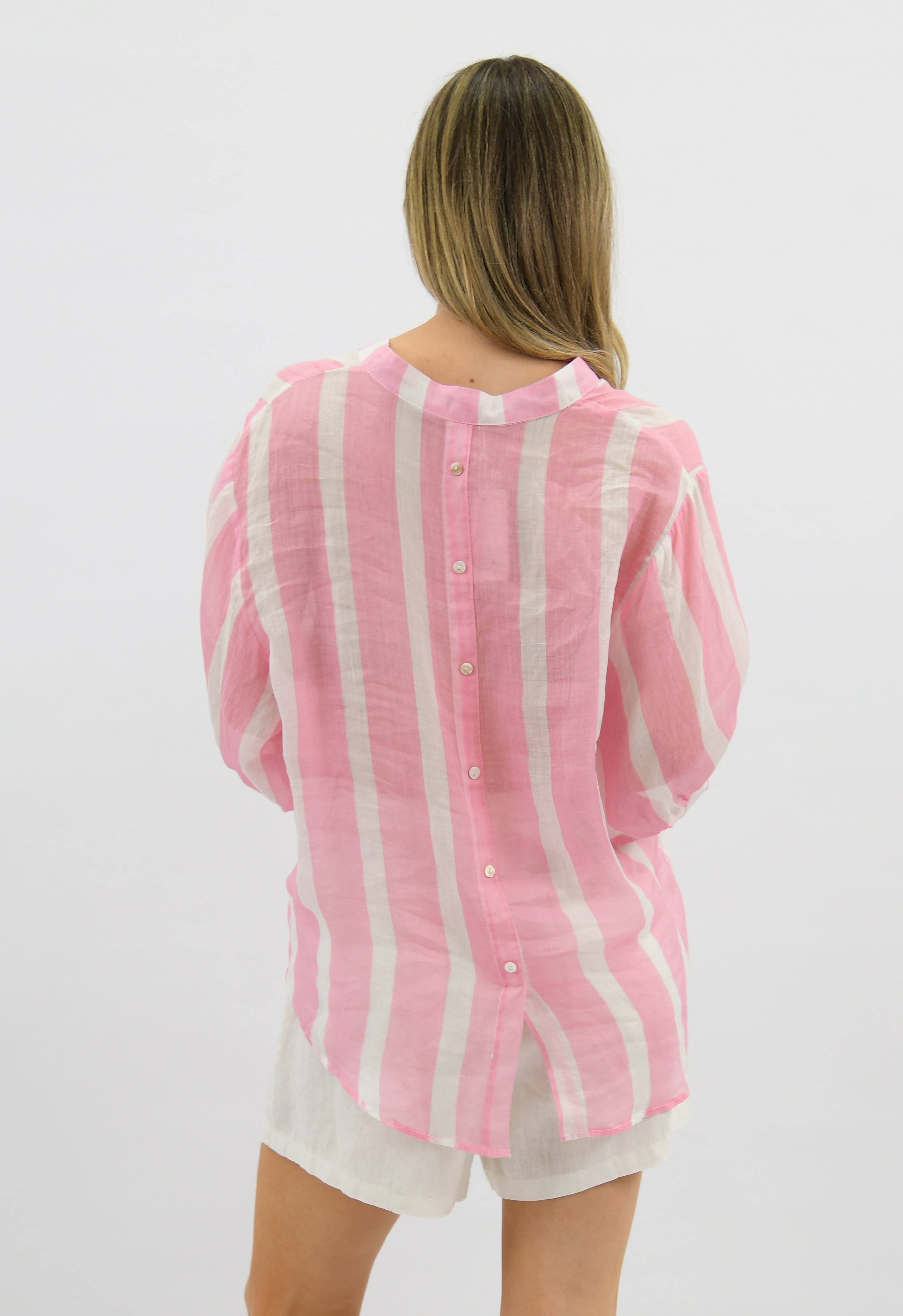 Bree Worthier Striped Linen Shirt