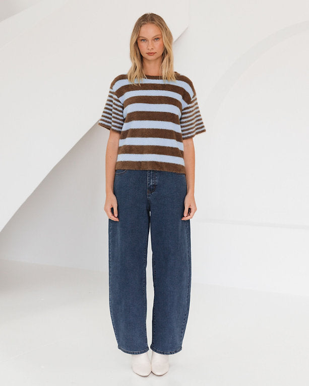 Vanessa Stripe Knit Tee