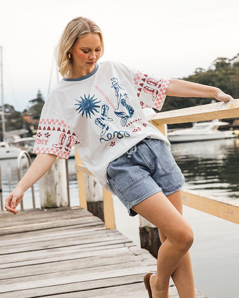 Cowboy Mermaid Tee