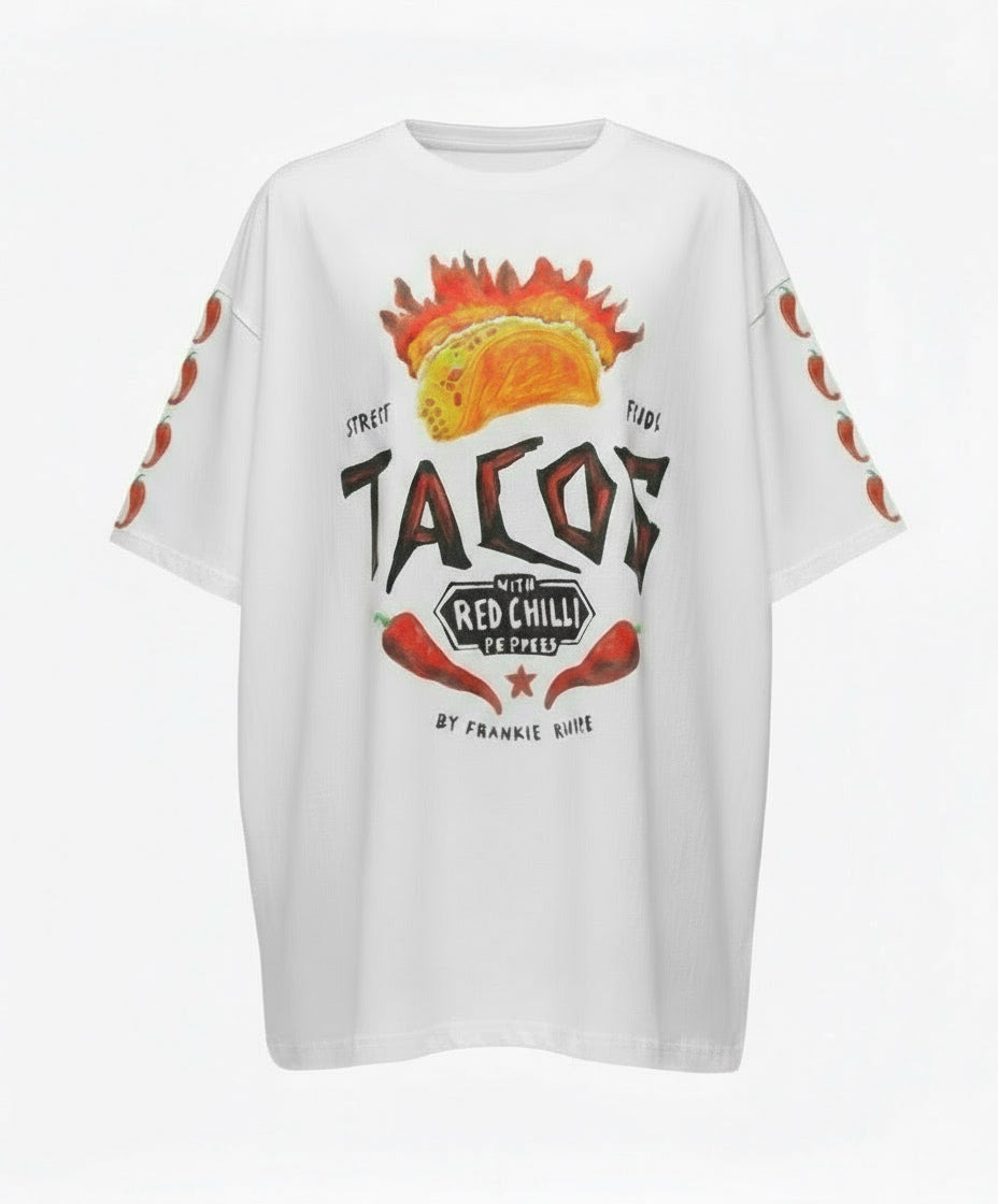 Taco's By Frankie Tee White