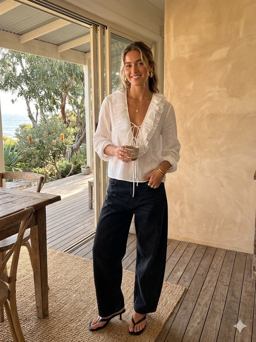 Sweet Escape Blouse White