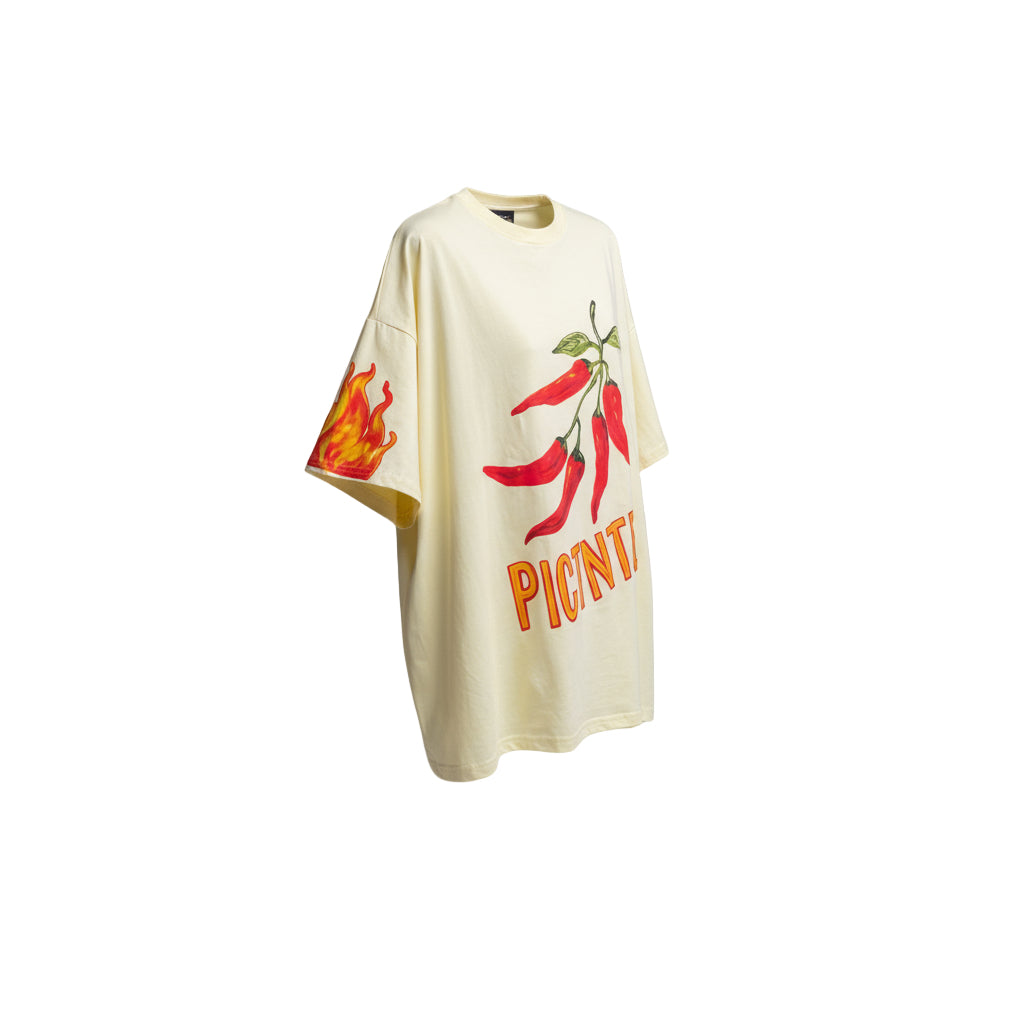 Yellow Picante Flames Tee