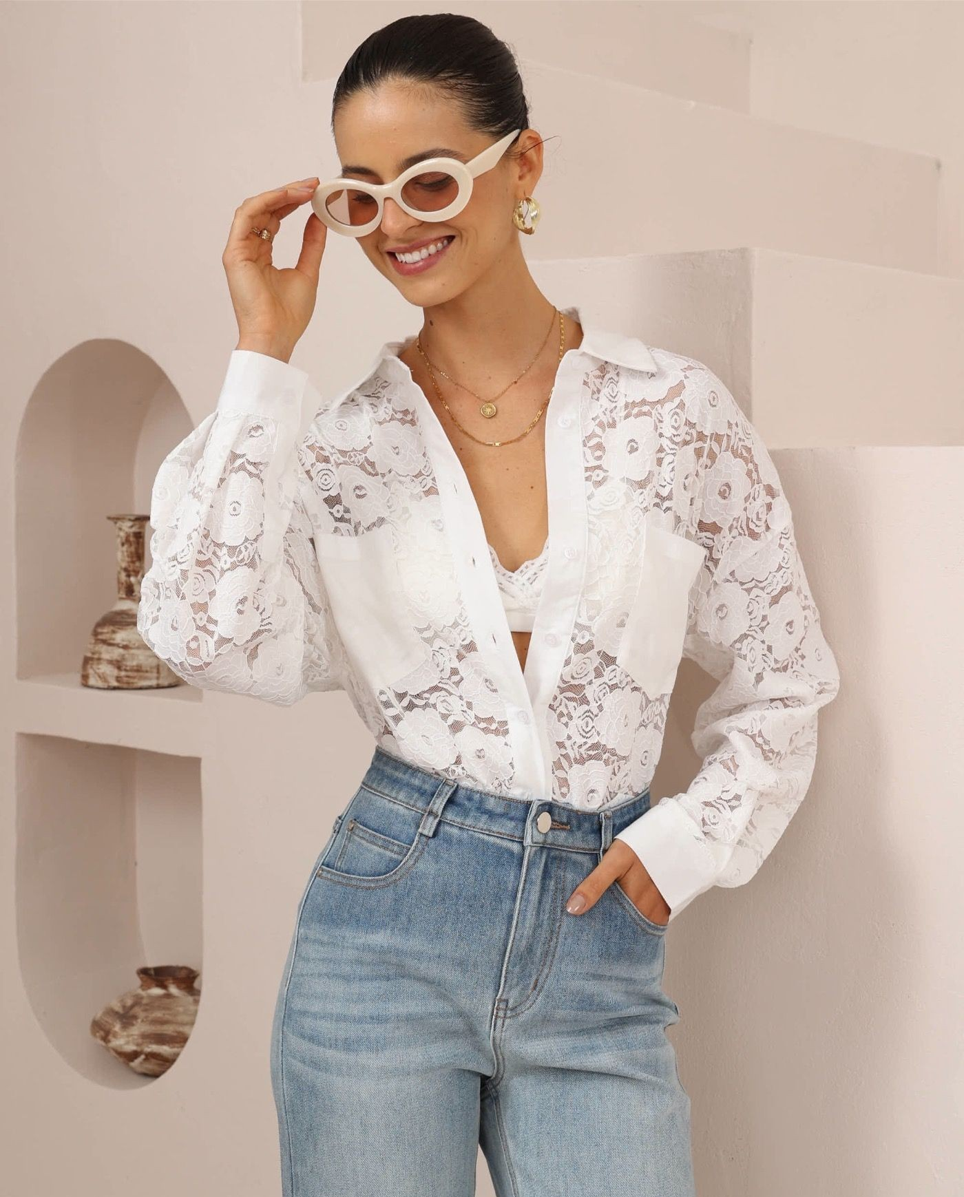 Everlyn Lace Shirt