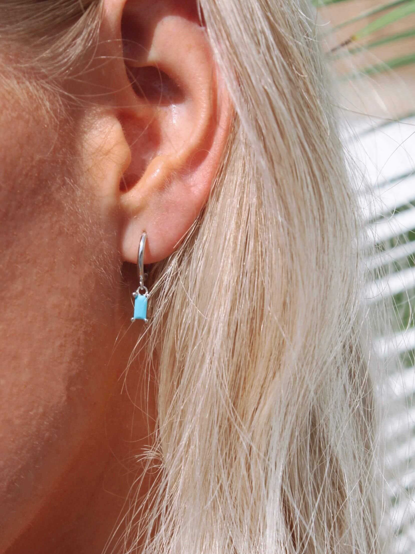 Oceana Hoops in Sterling Silver