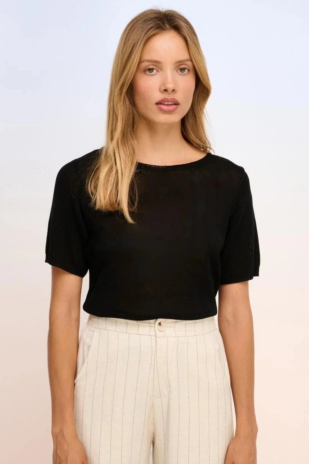 Summer Knit Little Lies Tee