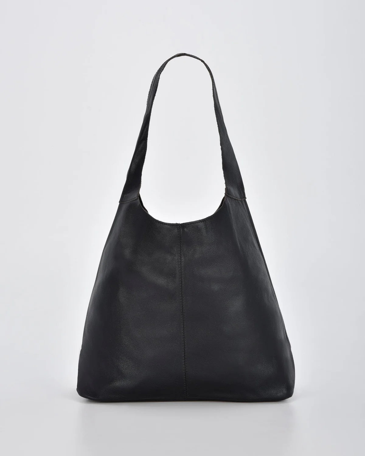 Lynx Black Metallic Leather Hobo Bag