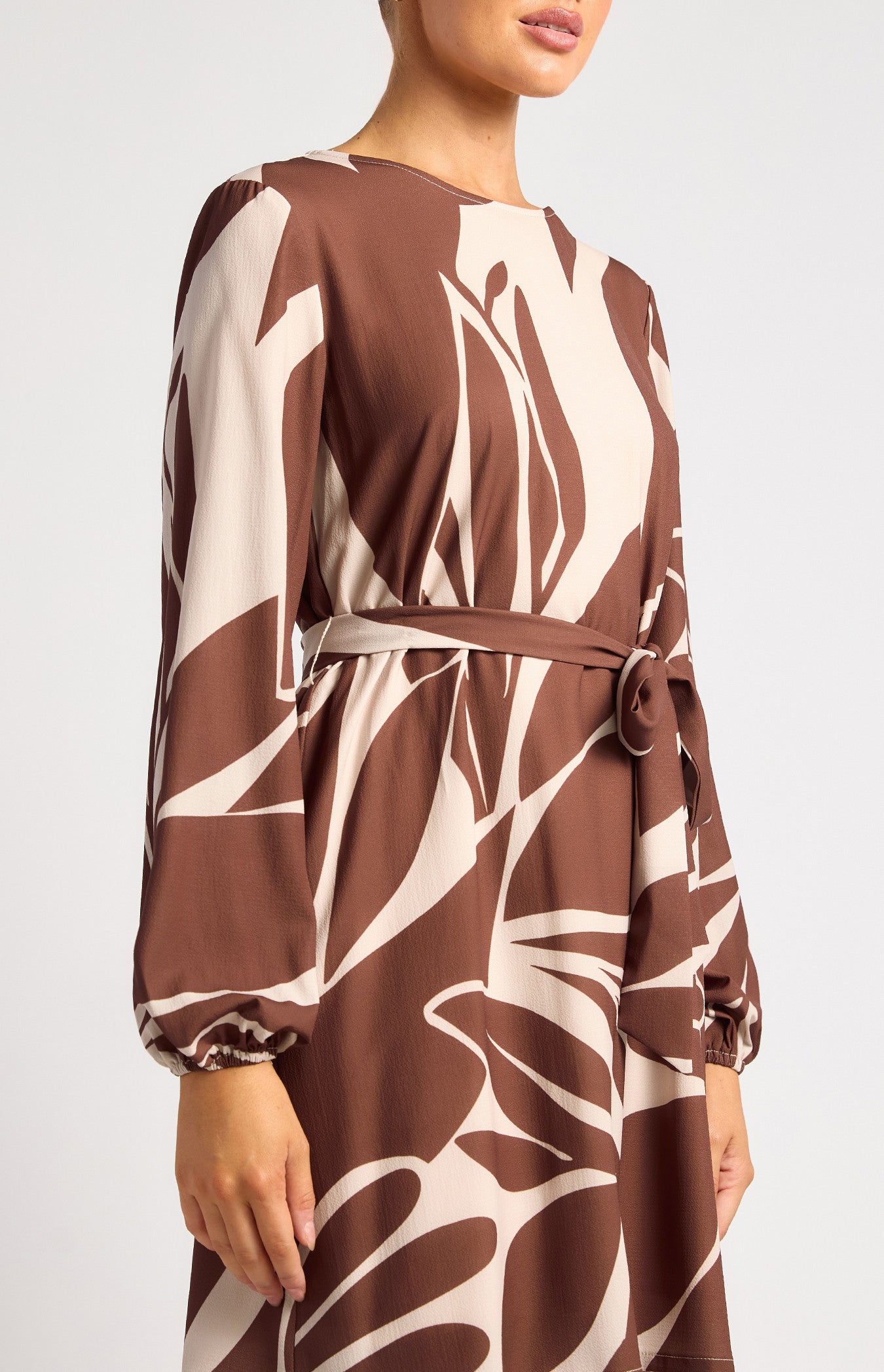 Zaida Abstract Shift Dress