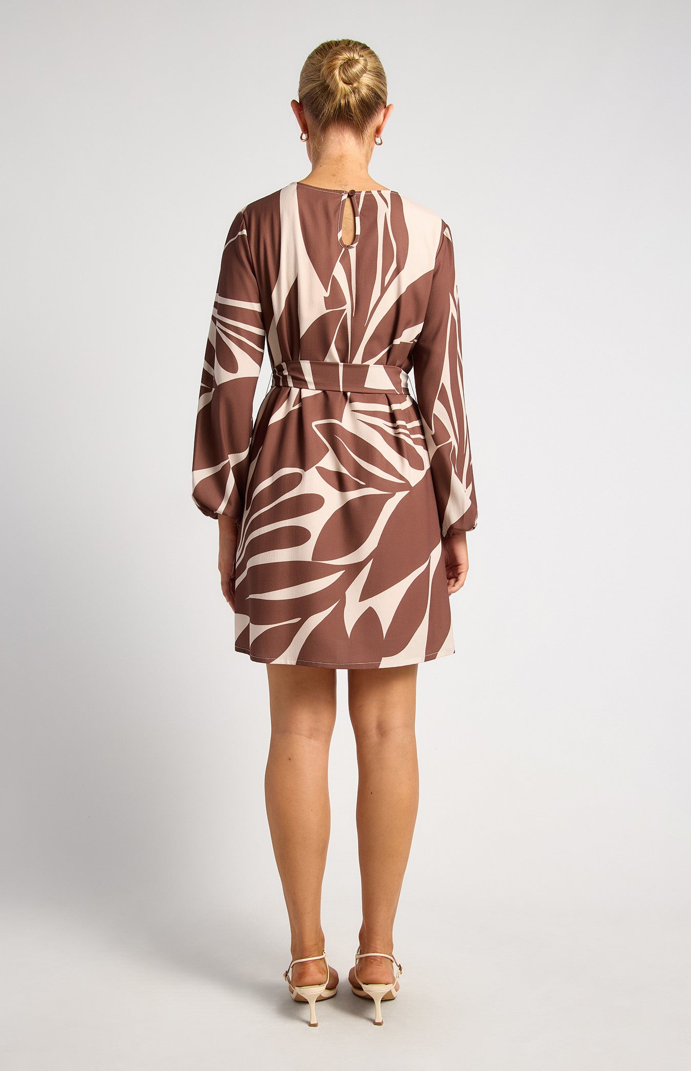 Zaida Abstract Shift Dress