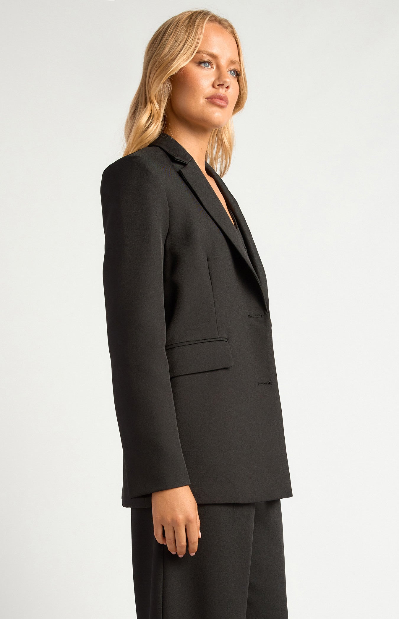 Jacqui Oversized Blazer Black