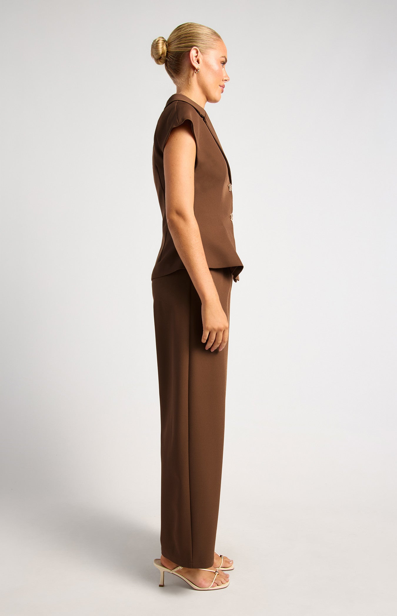 Bree Pleated Cinch Waist & Pant Set