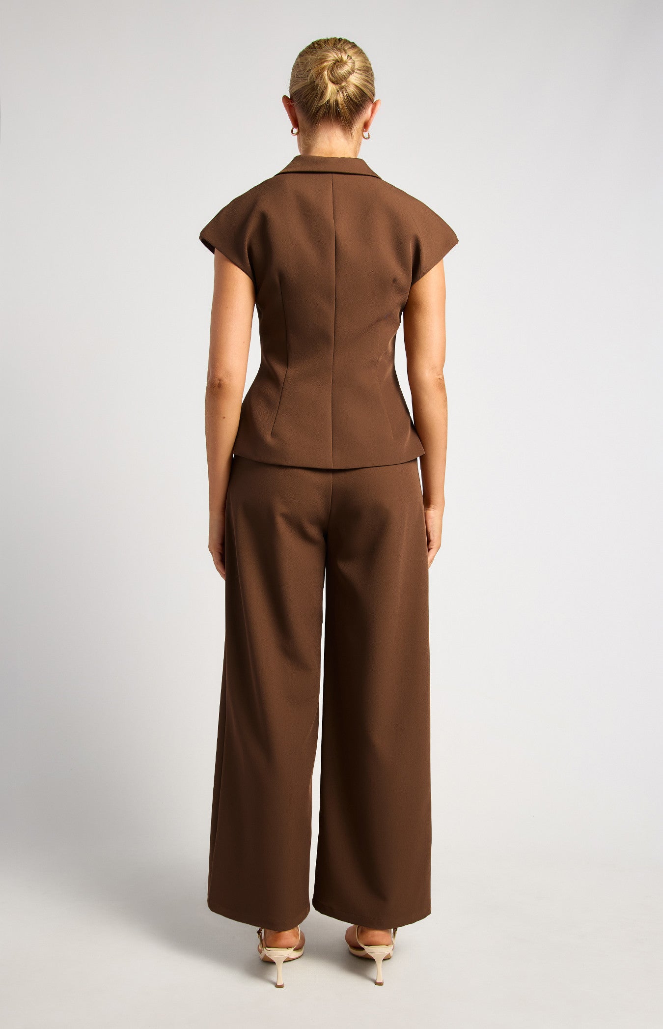 Bree Pleated Cinch Waist & Pant Set