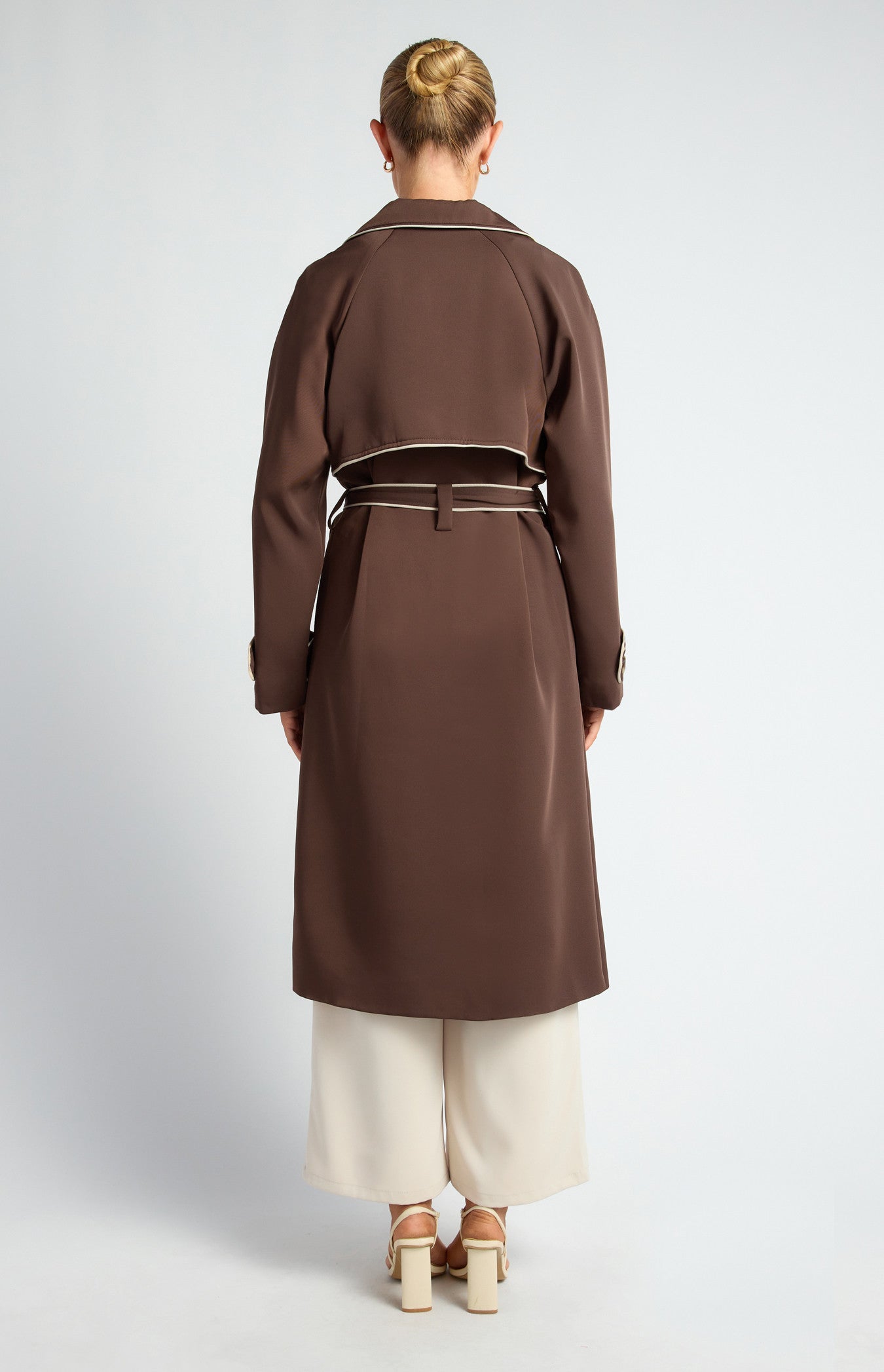 Byron Longline Trench Coat Expresso